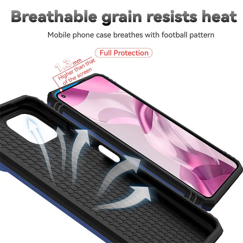 For Xiaomi Mi 11 Lite Case Magnetic Holder Ring Armor Shockproof Funda For Mi11 Lite 5G NE Mi 11 Light 11Lite Lesn Protect Cover