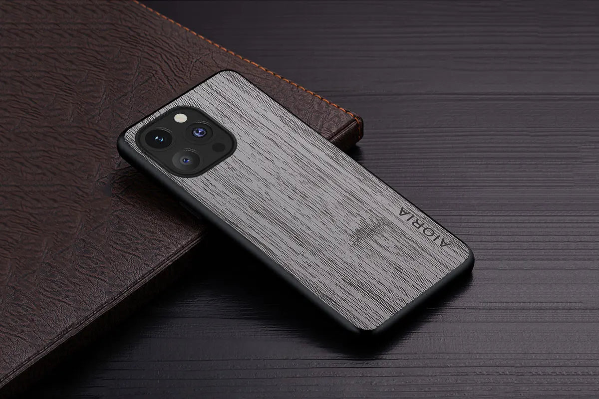 Case for iPhone 15 14 13 12 11 Pro Max Plus Mini 5G bamboo wood pattern Leather cover Luxury coque for iPhone 15 pro max case