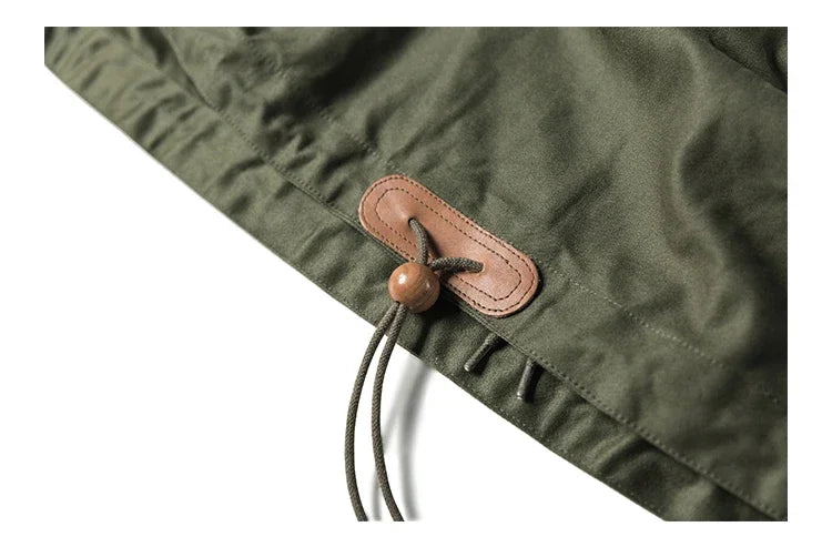 Bronson Army 10th Mountain Division Smock WWII Field Parka Mens Anorak Loose Fit