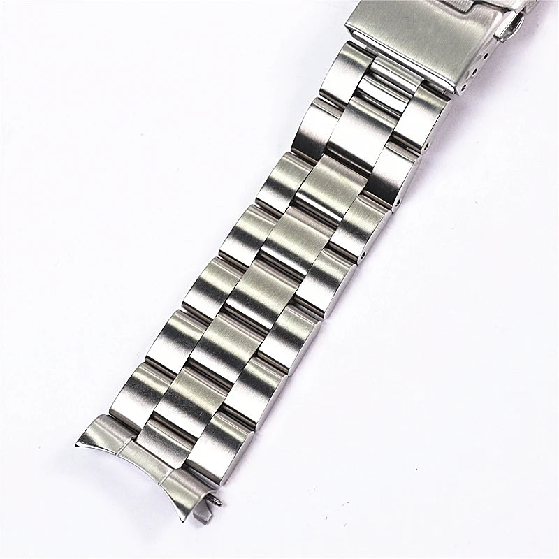 3 Styles 22mm Diving Steel Metal Strap For Duro Mdv107-1A MDV106-1A Watch Wristband Bracelet Watchband Replacement Parts