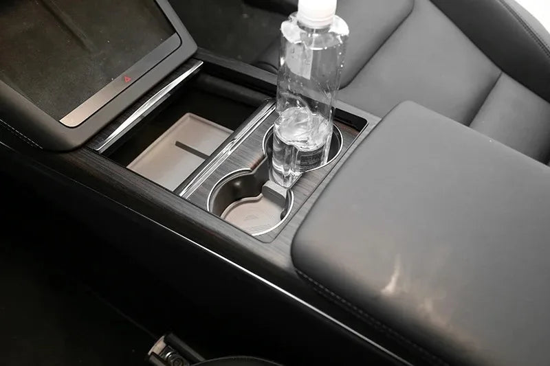 For Tesla Model 3 Highland 2024 Model X S Water Cup Holder Mats Upgraded Drink Insert  Non-slip Coaster Model3 Pad Accessories
