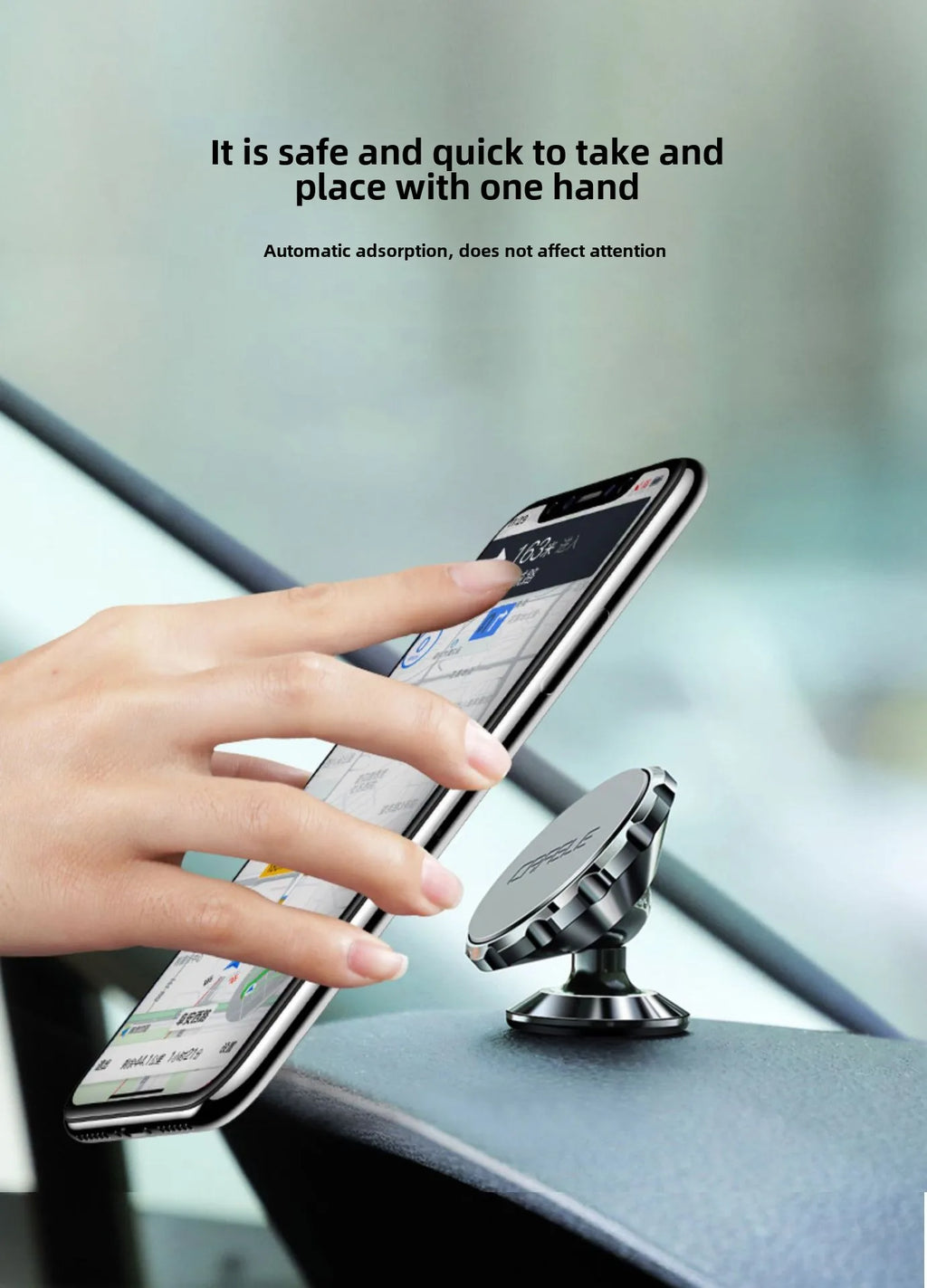 CAFELE Magnetic Car Phone Holder for Universal Phones Air Outlet Car Mount Air Vent Clip Car Stand Phone Accessories Brand New