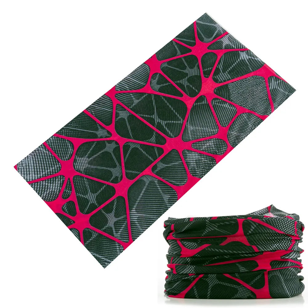 Beautiful Leopard Print Headdress Deporte Sport Face Mask For Women Cycling Bandanas Tube Headband Female Balaclava Head Scarf