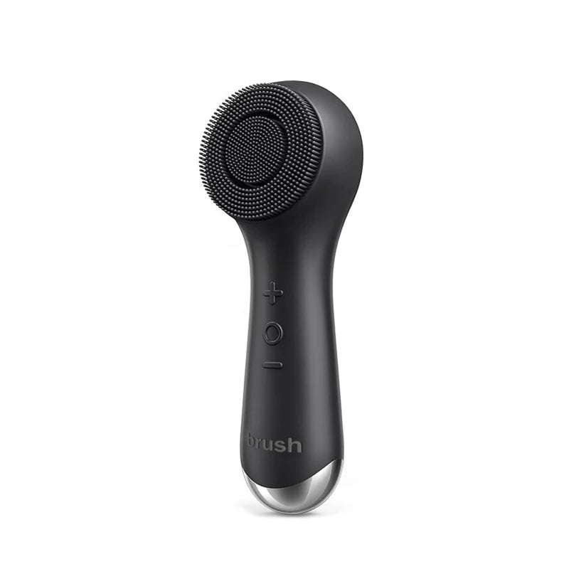 Facial silicone cleansing brush with dual rotation and vibration modes, facial vibration massage, USB charging facial brush