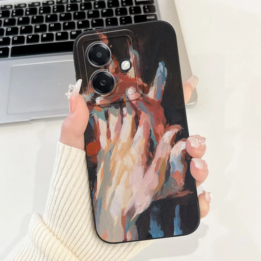 For Funda OPPO A3 A3x 4G Case 2024 Cute Panda Rabbit Soft Silicone Candy Painted Phone Covers For OPPO A40 5G OPPOA3 A 3x Bumper