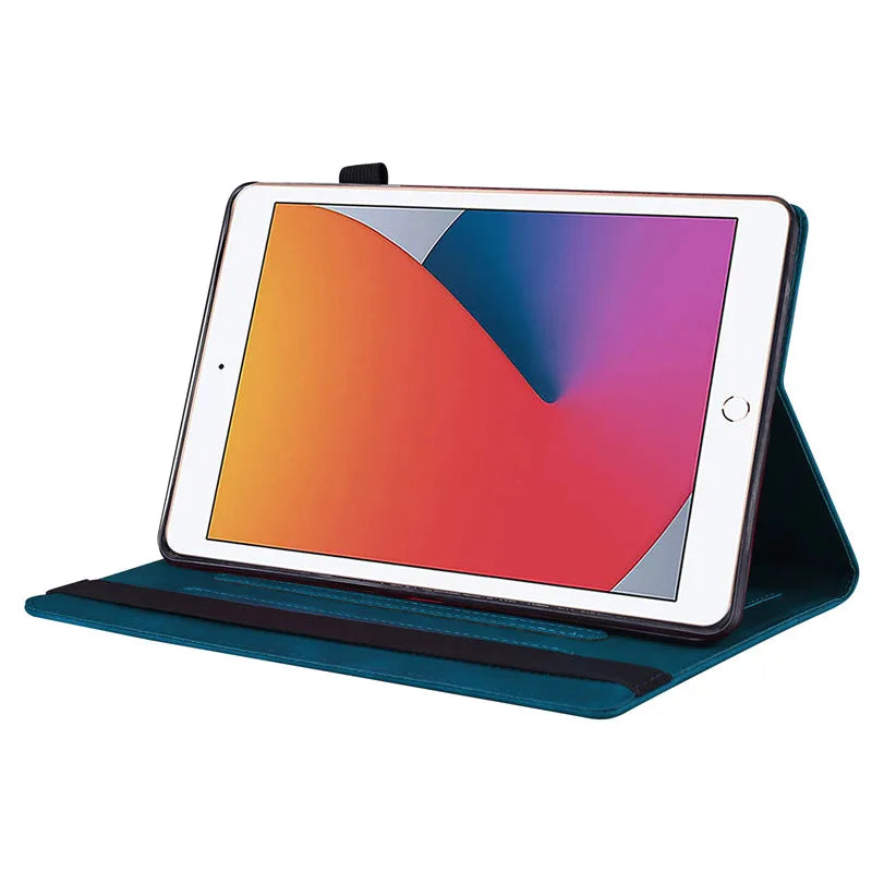 For iPad 10th 9th Generation Case Luxury Wallet Stand Tablet For Funda iPad 10.2 9.7 iPad 10 9 8 7 6 5 Air 1 2 Case Cover Coque