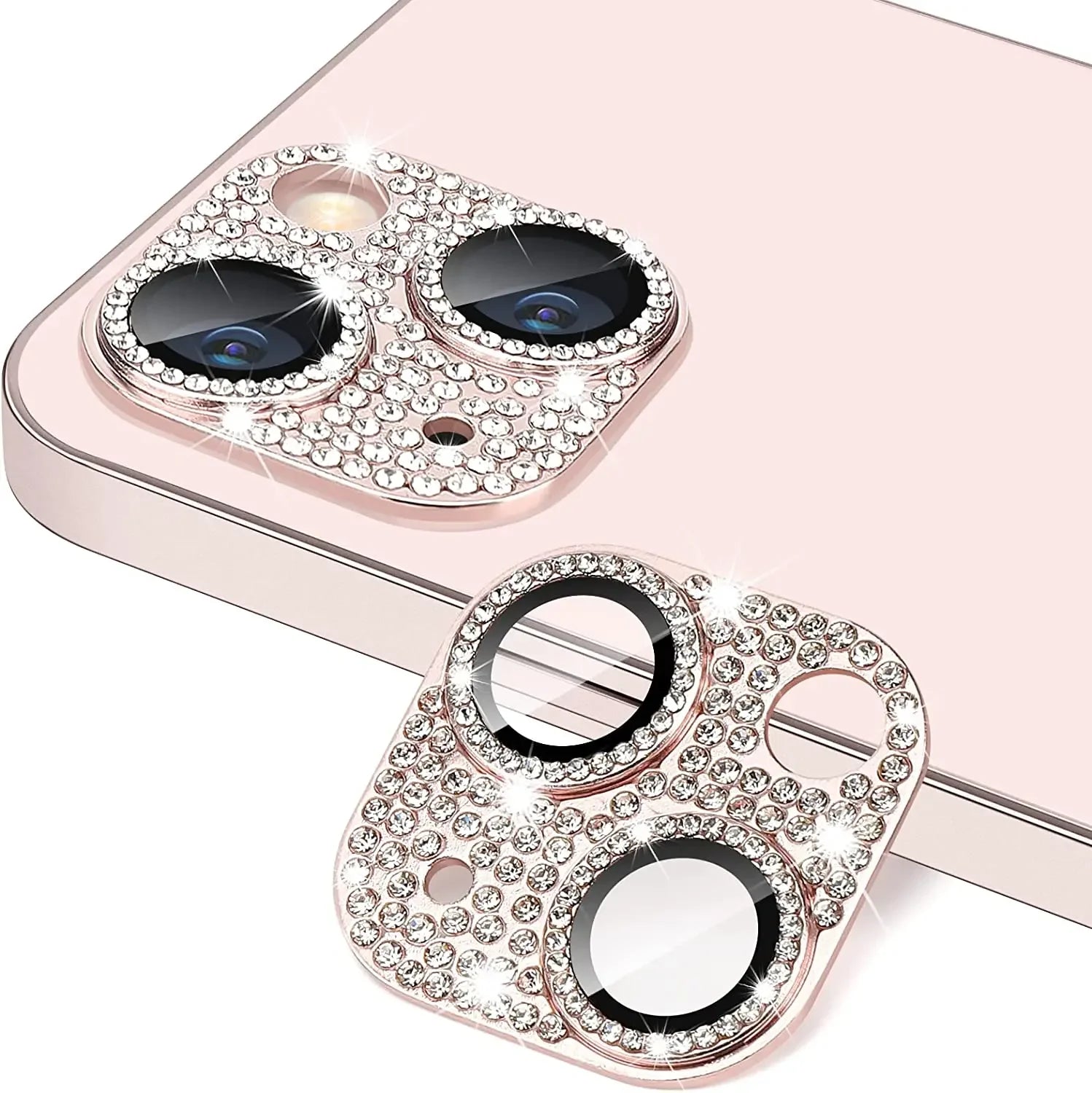 1Pcs Diamond Camera Lens Protection Cover For IPhone 14 Plus 13 Pro Max 12 Mini 14Pro 13Pro 12Pro Glass Protector Accessories