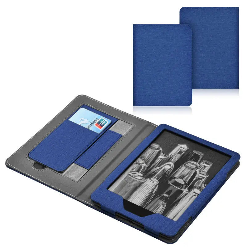 Leather Protective Case Cover for Kindle Paper White 5/6 M2L3EK/M2L4EK/SA568B 6.8"/7" Bracket Handheld Card Holder 11/12th