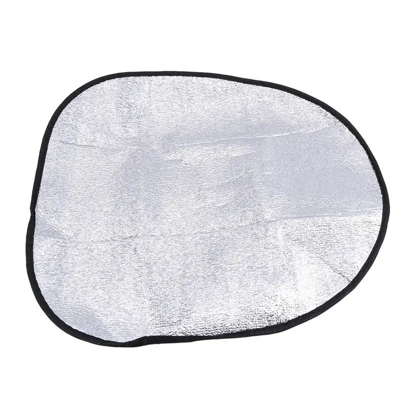 Car Steering Wheel Sun Shade Double Thick Sun Protection Foldable Anti-uv Sunscreen Car Supplies Car Steering Wheel Cover Silver