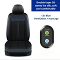 New Ventilated 12V 24V Cooling Car Seat Cushion Air Conditioned Heat Dissipation Ice Silk Pad Universal For Cars SUVs Trucks
