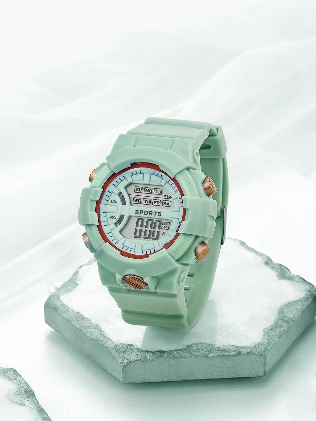 Hot Selling Simple and Fashionable Women Digital Electronic Watch Multifunctional Outdoor Fitness Watch Men and Women Watch