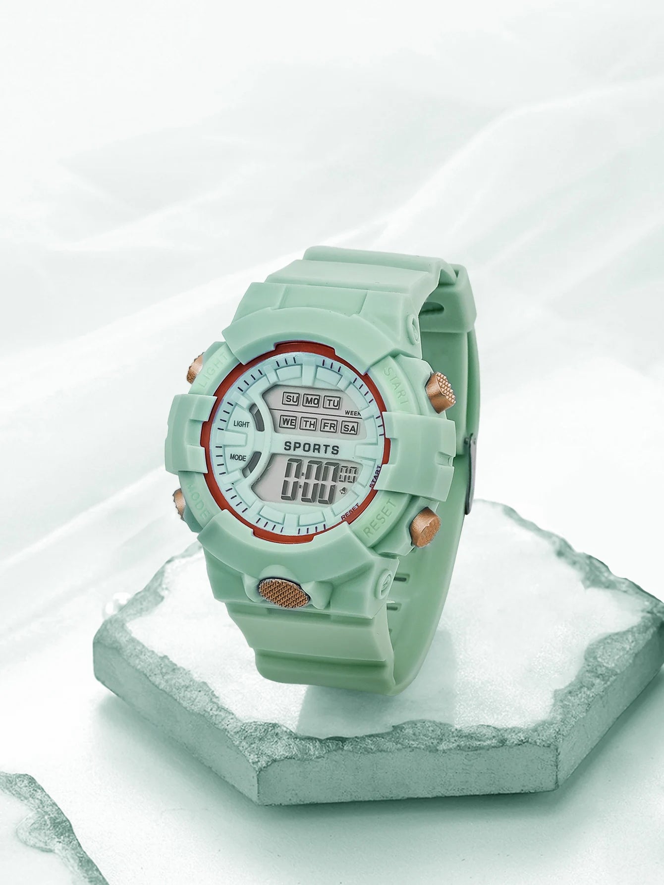 Hot Selling Simple and Fashionable Women Digital Electronic Watch Multifunctional Outdoor Fitness Watch Men and Women Watch
