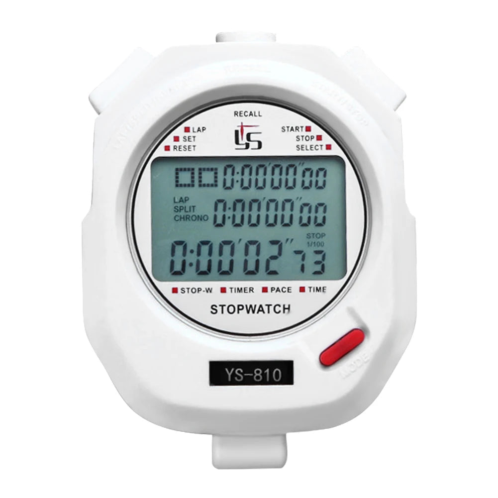 Professional Handheld Digital Stopwatch Timer Outdoor Sports Training Timer Chronograph Stop Watch 0.01s Precision Timer Tools