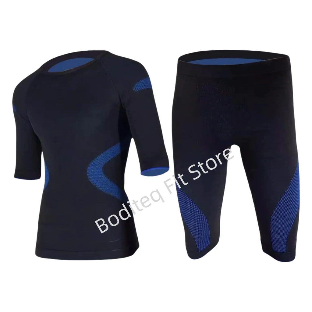 Xbody EMS Underwears Training EMS Outfits Base Layers Blue Ems Training Underwear Body Fitness Underwears