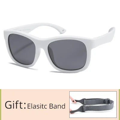 Ralferty Flexible Newborn Children's Glasses Sunglasses Girl Boy Polarized UV400 Protection 0-2 Years Baby Infant Shades Oculos