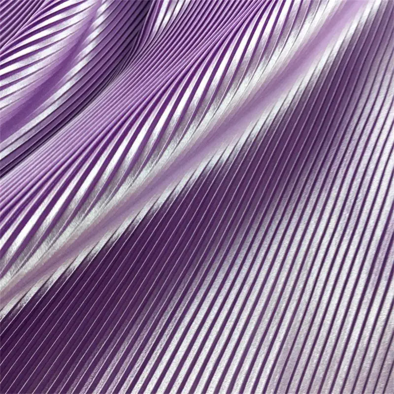 Organ Pleated Fabric Per Meter for Needlework Clothes Skirt Costume Dress Diy Sewing Designer Cloth Soft Comfortable Plain Black