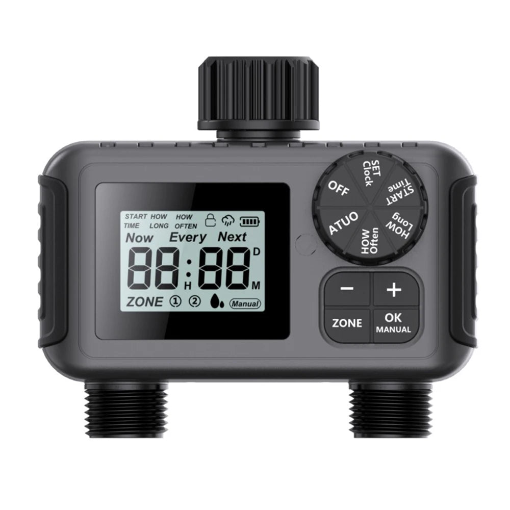 Smart Irrigation Timer Automatic Watering Timer Rain Delay Sprinkler Programmable Irrigation Controller for Outdoor Garden Lawn