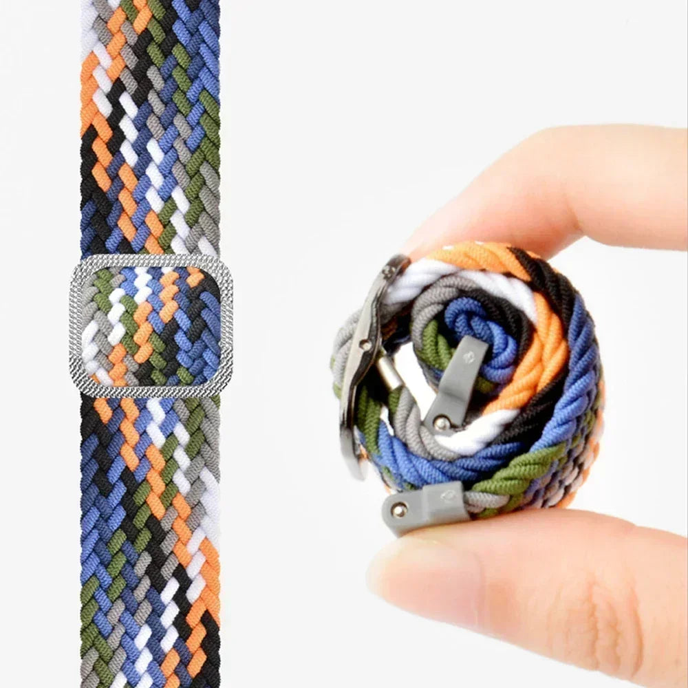 20mm 22mm Straps For Galaxy Watch 7/FE/6/5/pro/4/Classic/active 2/Gear s3 Parachute Bracelet correa Huawei watch GT 2 3 4 5 Band