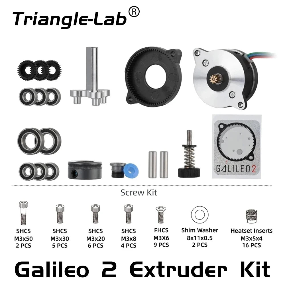 Trianglelab REVC LDO Galileo 2 Extruder 9: 1 tooth ratio directly drive extruder for VORON stealthburner afterburner