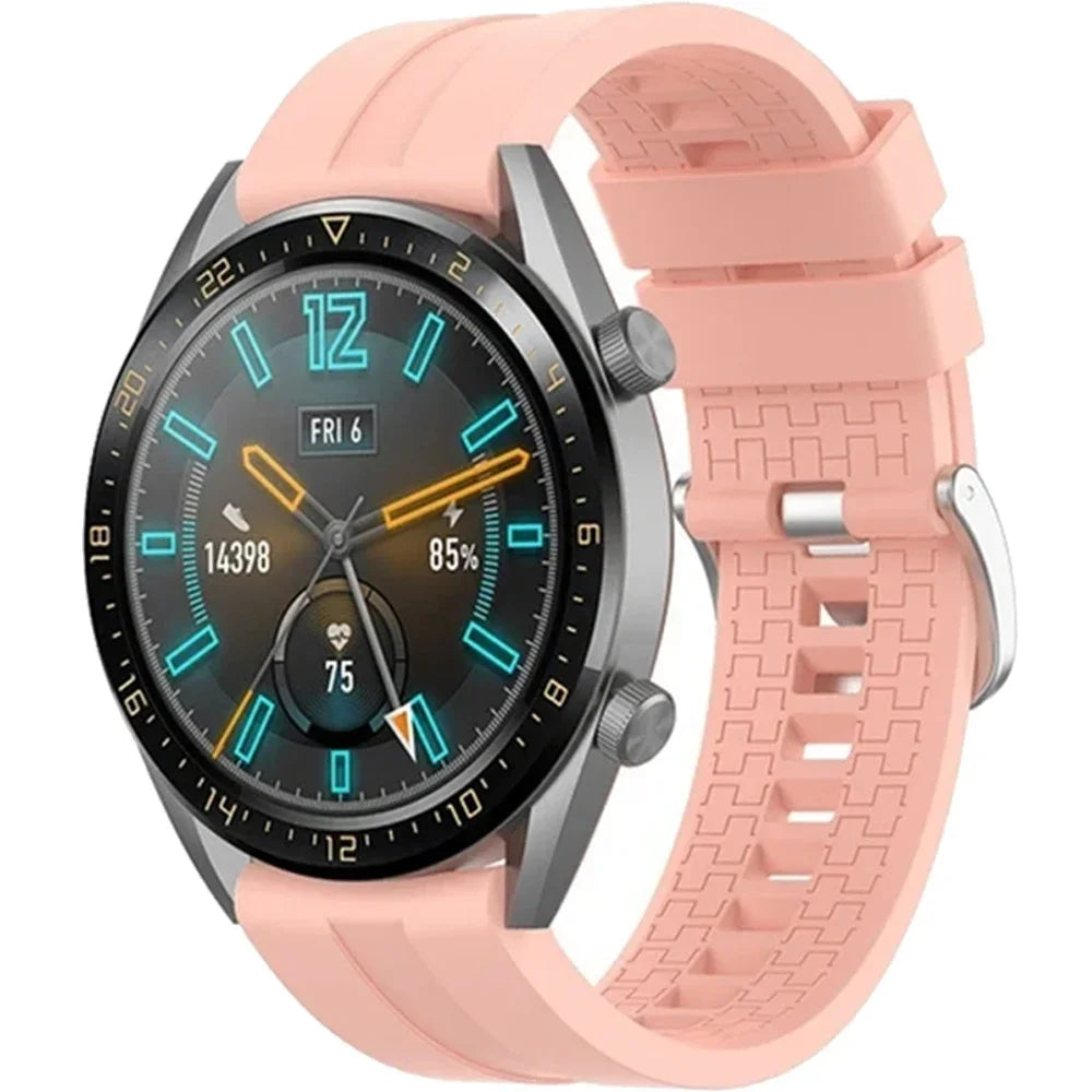 Silicone Breathable Band For Fossil gen 6 44mm Gen6 5 5e/Gen 5 LTE 45mm Strap Bracelet Replacement 20mm 22mm Sports Accessorie