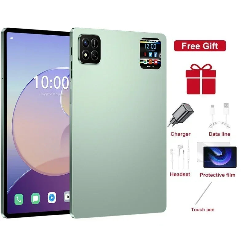 Upgraded Pad 7 Pro Global Version Tablet Android 15 Game Tab 22GB+2TB 10000mAh WiFi GPS 5G Dual SIM 10.1 Inch Kids Tablet PC