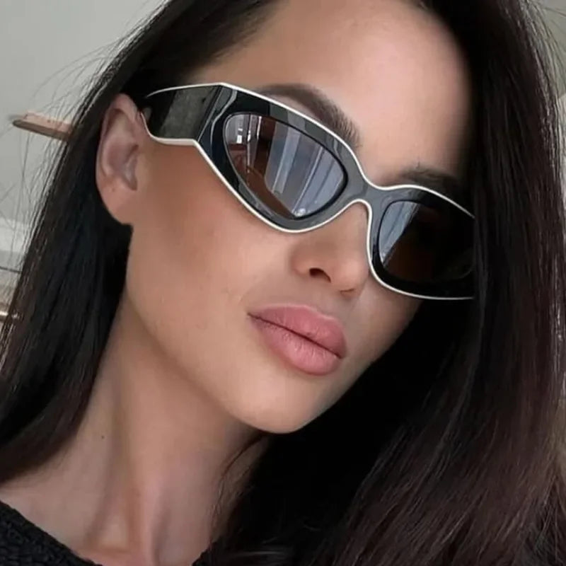 New Fashion Ladies Sunglasses Outdoor UV400 Sunscreen Eye Protection Glasses Neutral Fashion Driving Travel Essential Sunglasses