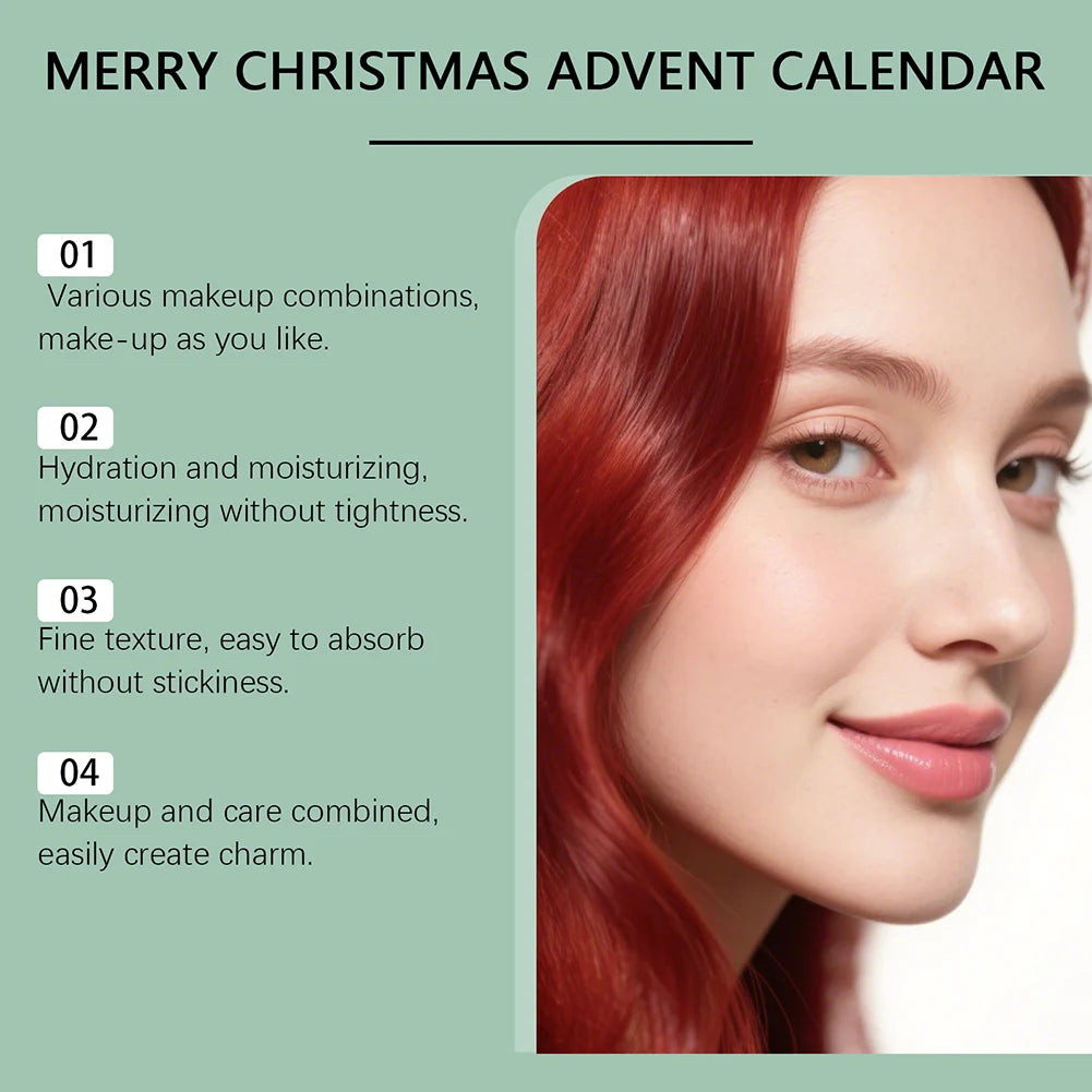 Xmas Beauty Box Beauty Skincare Advents Calendar Xmas Makeup Present Set For Adult Women Teen Girls Skin Care Birthday Present