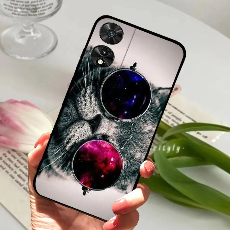 For TCL 505 Case TCL 50 SE / 50 5G Silicone Shockproof Soft Phone Cover for TCL 505 Case Funda Cute TPU Coque Protective Shell