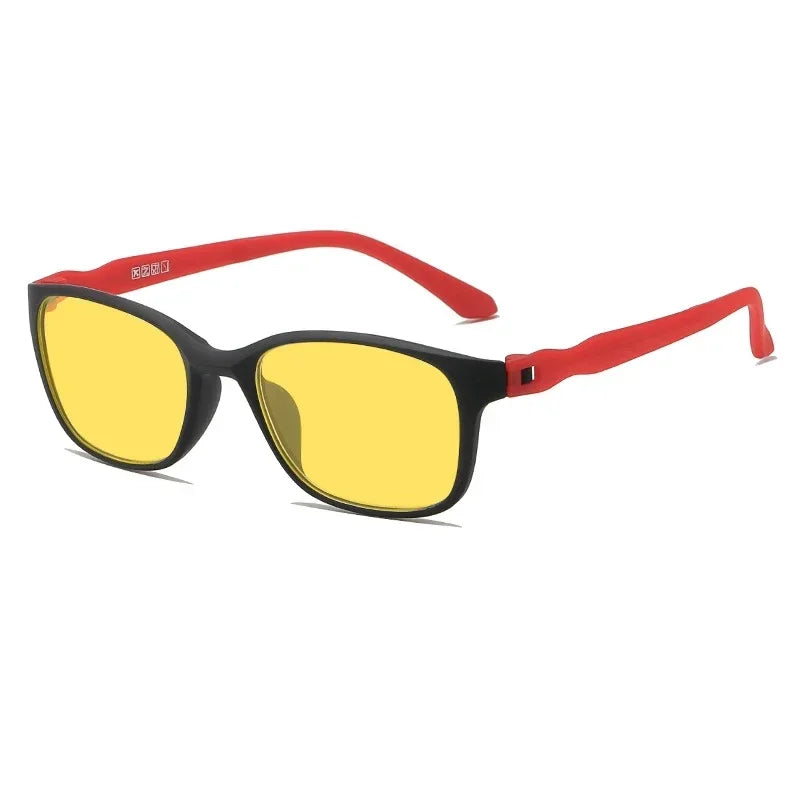 Anti Blue Light Night Vision Glasses for Men Night Driving TR90 Sports Sunglasses Outdoor UV400 Eyewear Unisex Computers Goggles