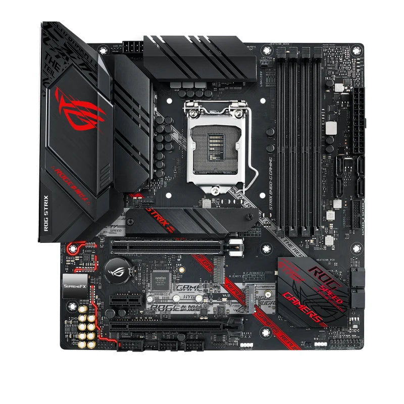 ASUS ROG STRIX B460-G GAMING motherboard Socket 1200 supports 10th Gen Core, Pentium Gold and Celeron CPU processors