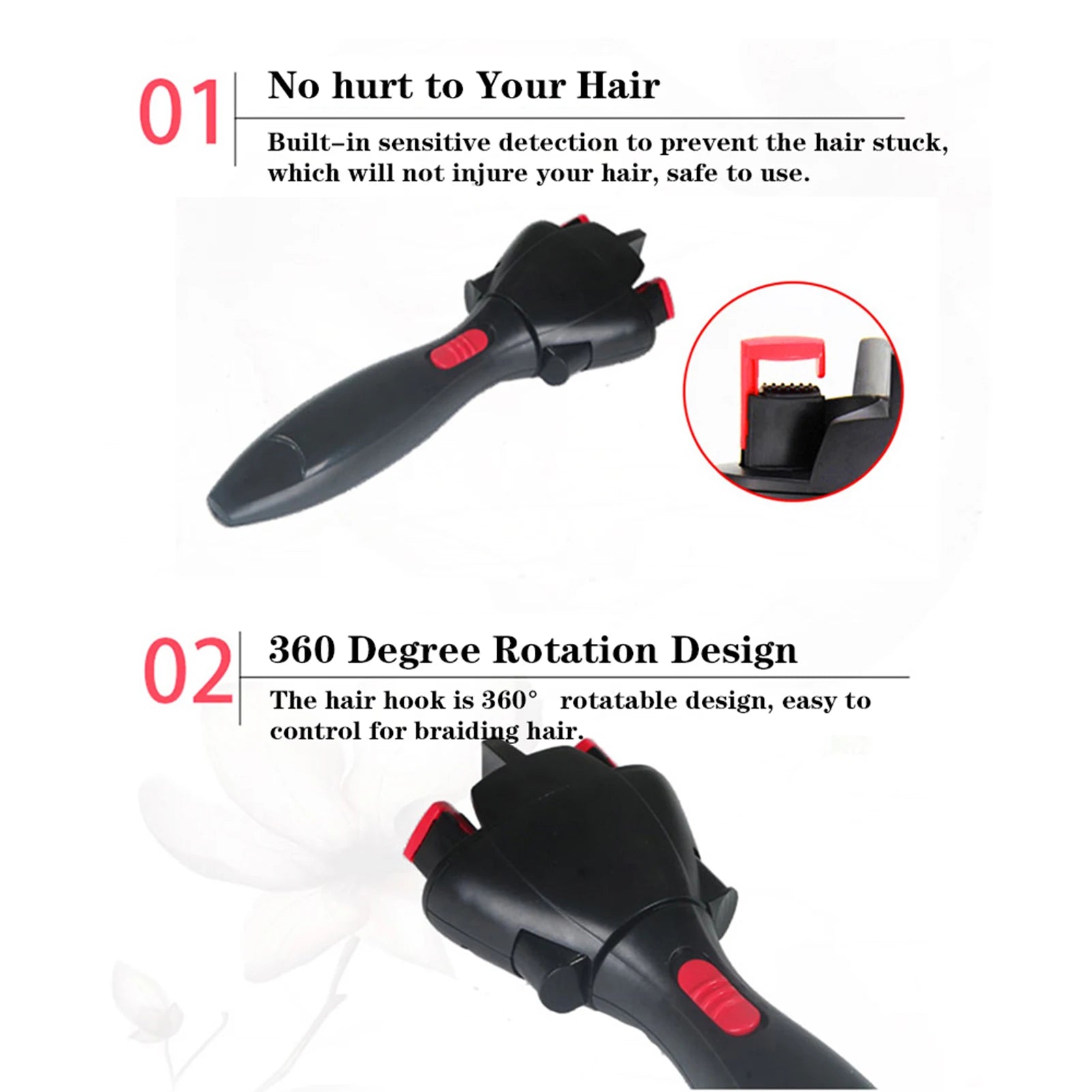 Electric Hair Braider Automatic Twist Braider Knitting Device Dreadlocks Machine Braiding Hairstyle DIY Magic Hair Styling Tool