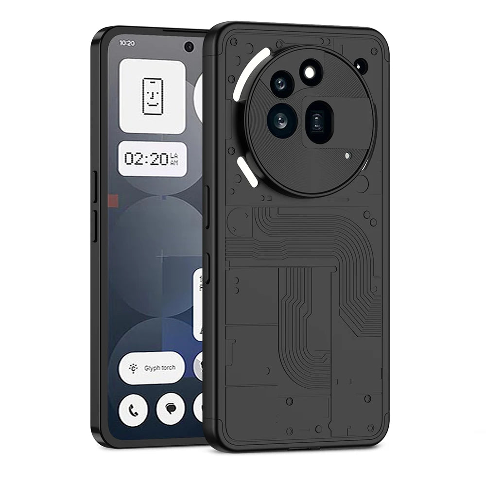 For Nothing Phone3a Pro Matte Hard PC Shockproof 360 Full Protection Case For Nothing Phone 3a Pro Three-stage Combination Cover