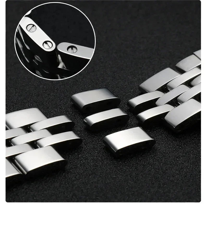 Solid Stainless Steel Watchband 20mm 22mm 24mm Bracelet For Breitling Watch For AVENGER NAVITIMER SUPEROCEAN Watch chain