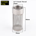 304 Stainless Steel Mesh Filter Aquarium Fish Tank Filter Garden Irrigation Impurity Filter Water Cleaning Mesh Metal Filter