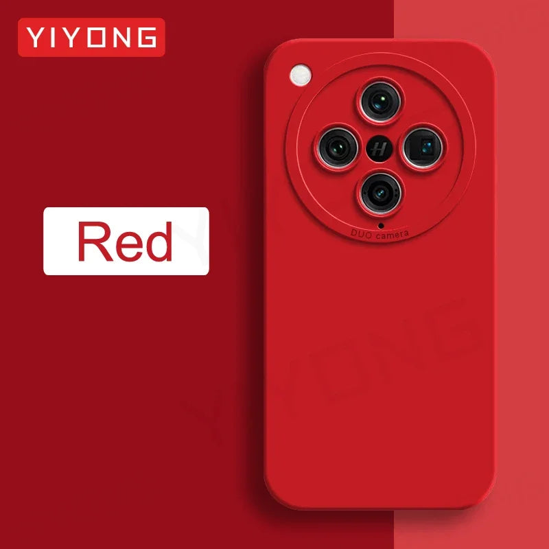 For FindX8 Pro Case YIYONG Silky Feel Liquid Silicone Soft Cover For OPPO Find X8 Ultra X9 Pro FindX9 5G Shockproof Phone Cases