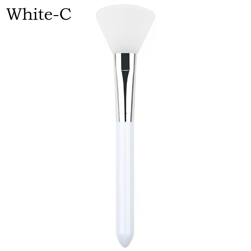 4/1pcs Silicone Face Mask Applicators Soft Head Flexible Face Mask Brushes for Mud Clay Reusable Face Mask Spatula Makeup Tools