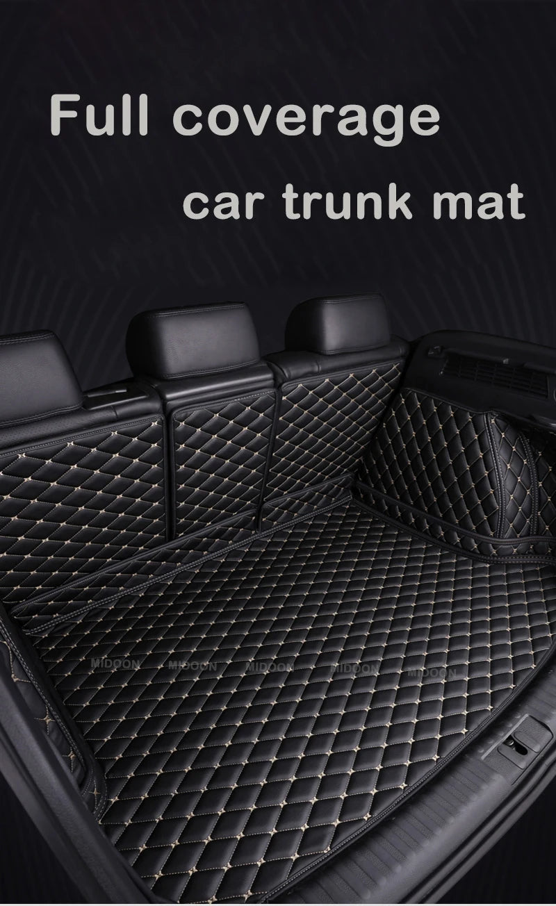 Car trunk mat for Dodge Caliber 2008 2009 2010 2011 Cargo Liner Carpet Interior Parts Accessories Cover