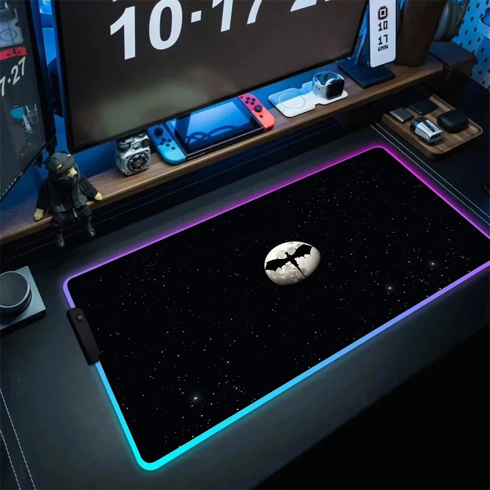 ARK Survival Evolved RGB Mouse Pad Game Mousepad Gaming Table Carpet Gamer Computer Desk Mat Rubber No-slip Dinosaur Mouse Mat
