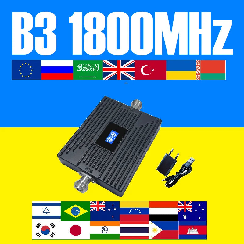 HWATEL Low Cost Band B8 B7 B58 B3 B1 850 900 1800 2100 2600 MHZ Single Band Cellular Amplifier Mobile Signal Booster Repeater