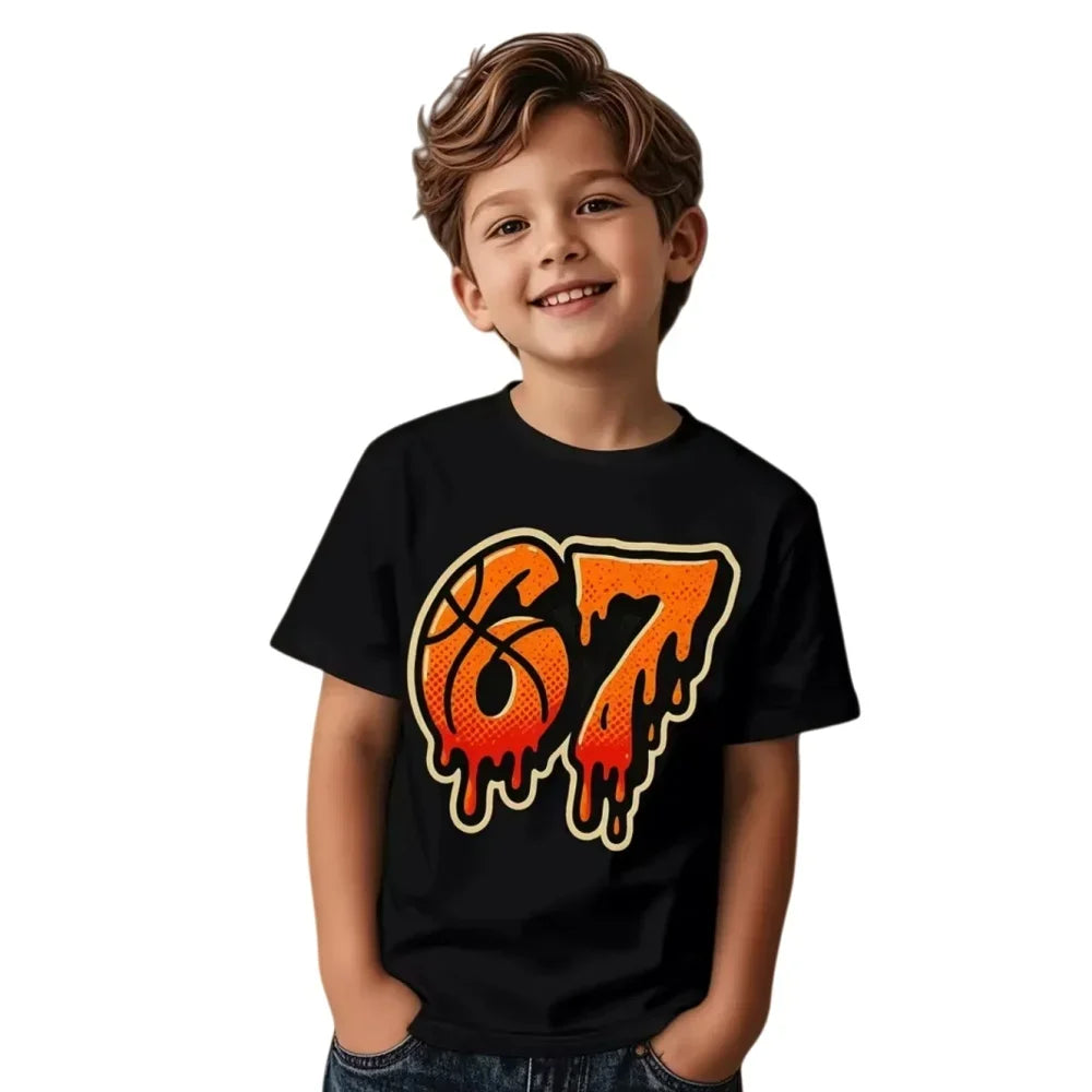 67 Bestselling Children's T-Shirts: Fashionable and Cool Summer Short-Sleeve Casual Crewneck Tops for Boys and Girls