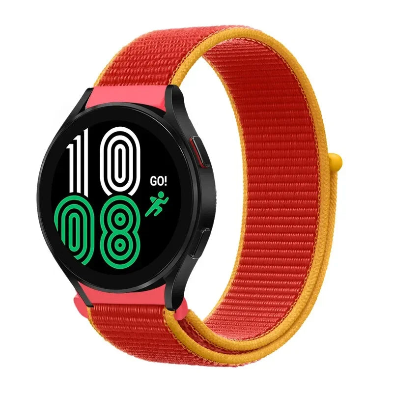 20mm Nylon loop 22mm Band For Samsung Galaxy Watch 6/5/pro/4/Classic/active 2 43-47-40-44mm sport bracelet huawei gt 2/e/3 strap