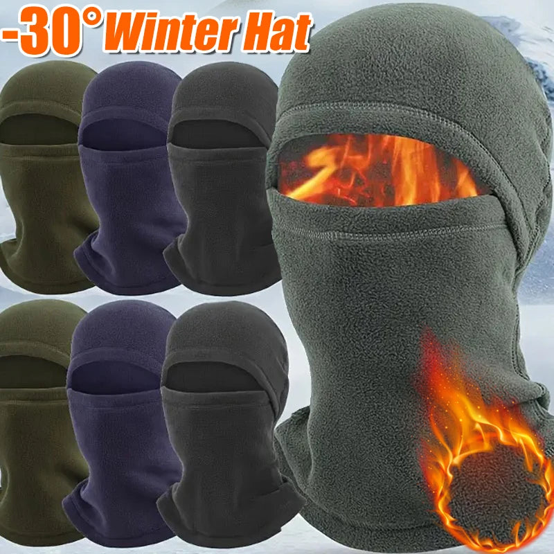 Winter Warm Balaclava Cap Outdoor Keep Warm Windproof Full Face Mask Bicycle Motorcycle Helmet Inner Cap Men Women Cycling Mask