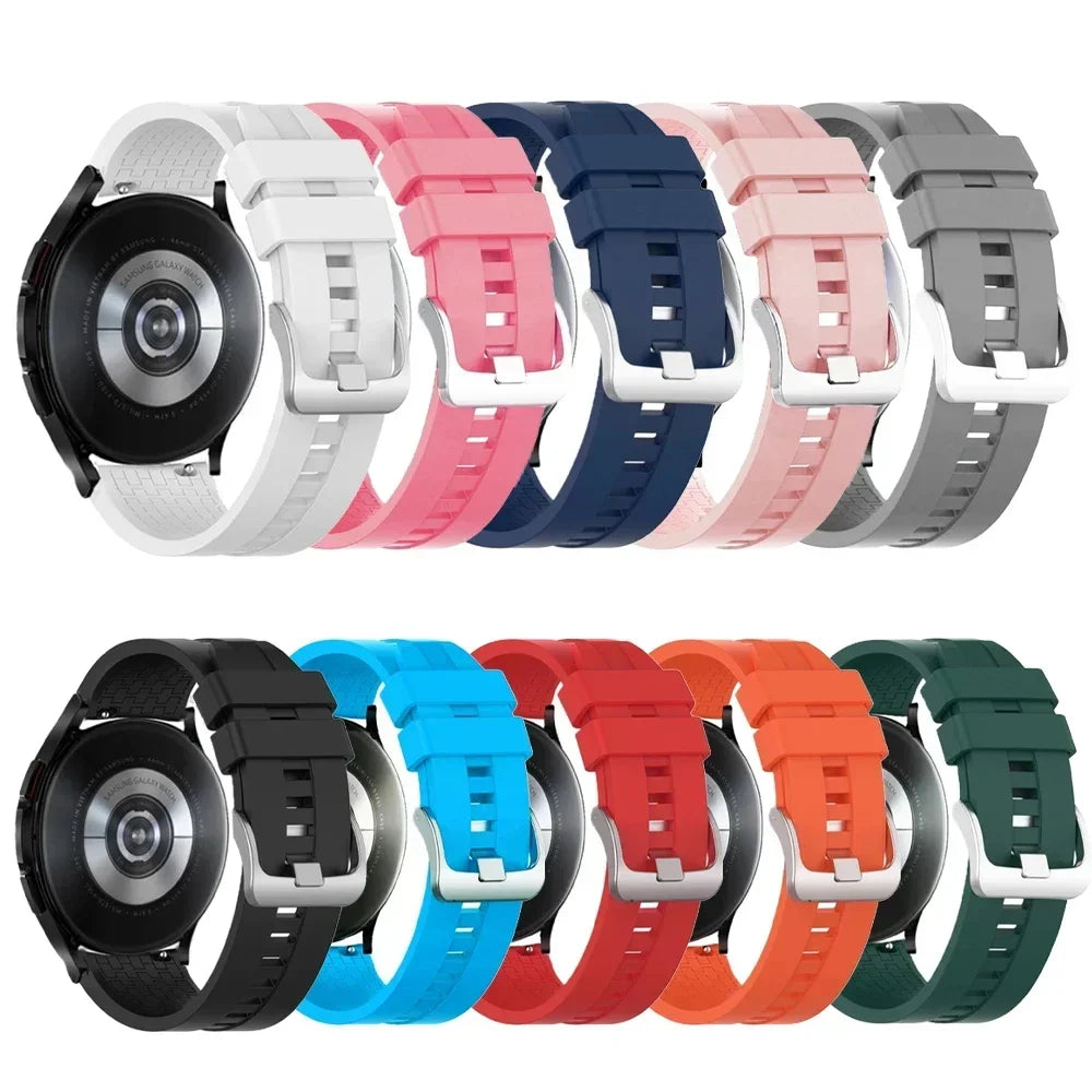 Silicone Breathable Band For Fossil gen 6 44mm Gen6 5 5e/Gen 5 LTE 45mm Strap Bracelet Replacement 20mm 22mm Sports Accessorie