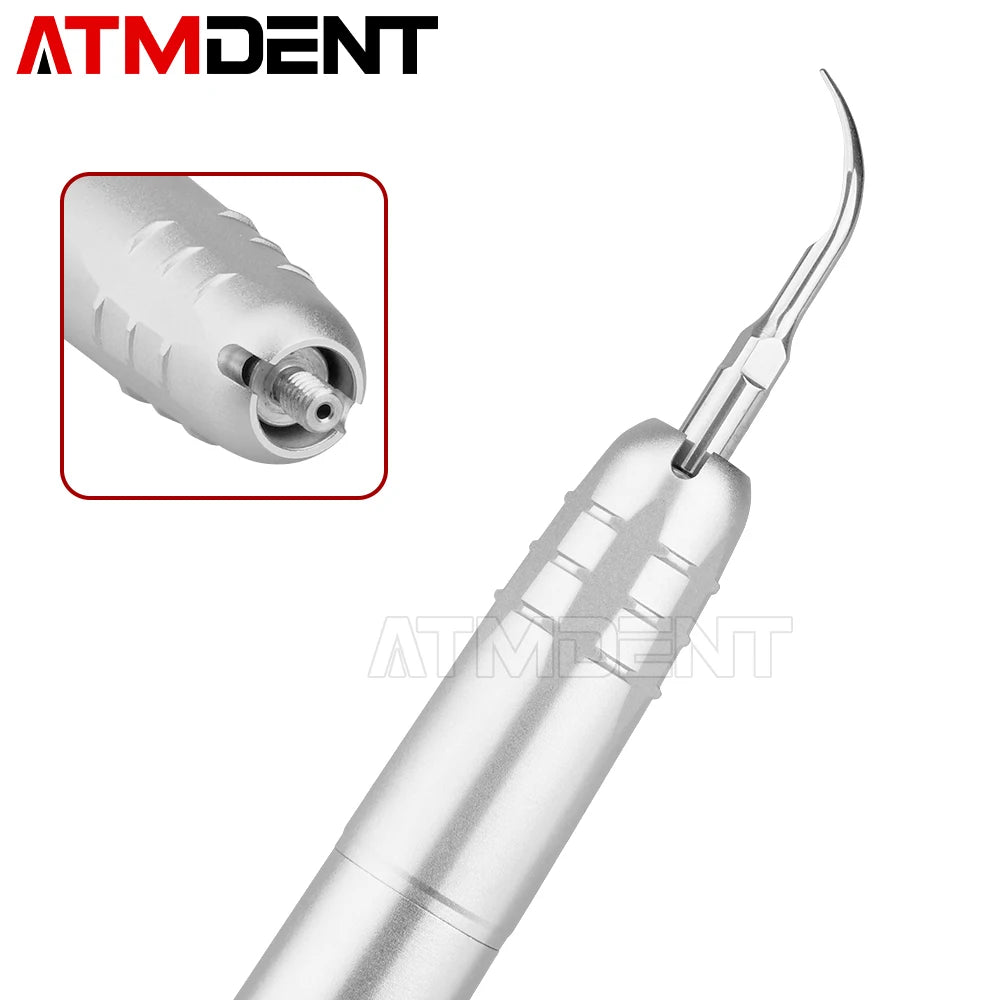 Dental Ultrasonic Air Scaler with 3 Tips Tooth Calculus Remover Cleaning Tool Handpiece Whiten Tooth Cleaner Dentist Lab