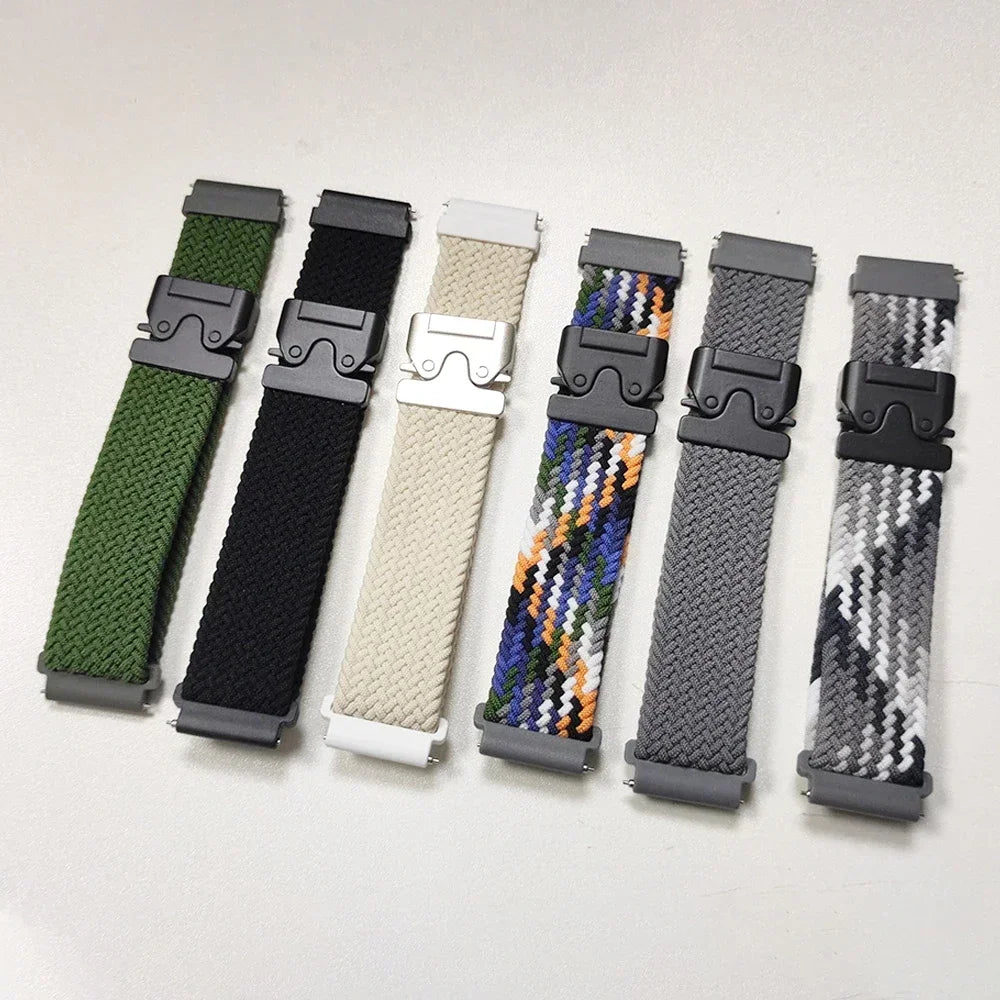 20mm 22mm Straps For Galaxy Watch 7/FE/6/5/pro/4/Classic/active 2/Gear s3 Parachute Bracelet correa Huawei watch GT 2 3 4 5 Band
