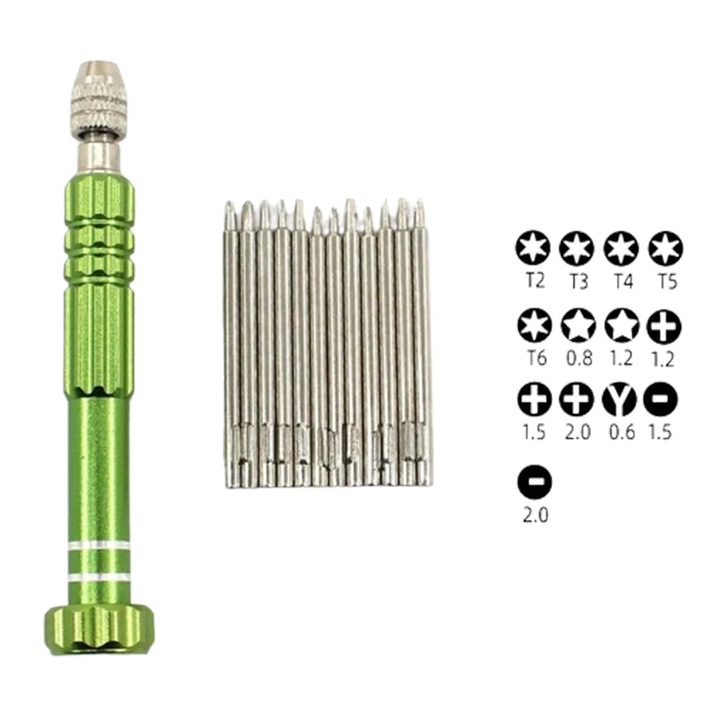 13 in 1 Precision Screwdriver Set 13Piece Screwdriver Bit for Sunglasses,Watch, Laptop, Electronics, Cellphone and Jewelry