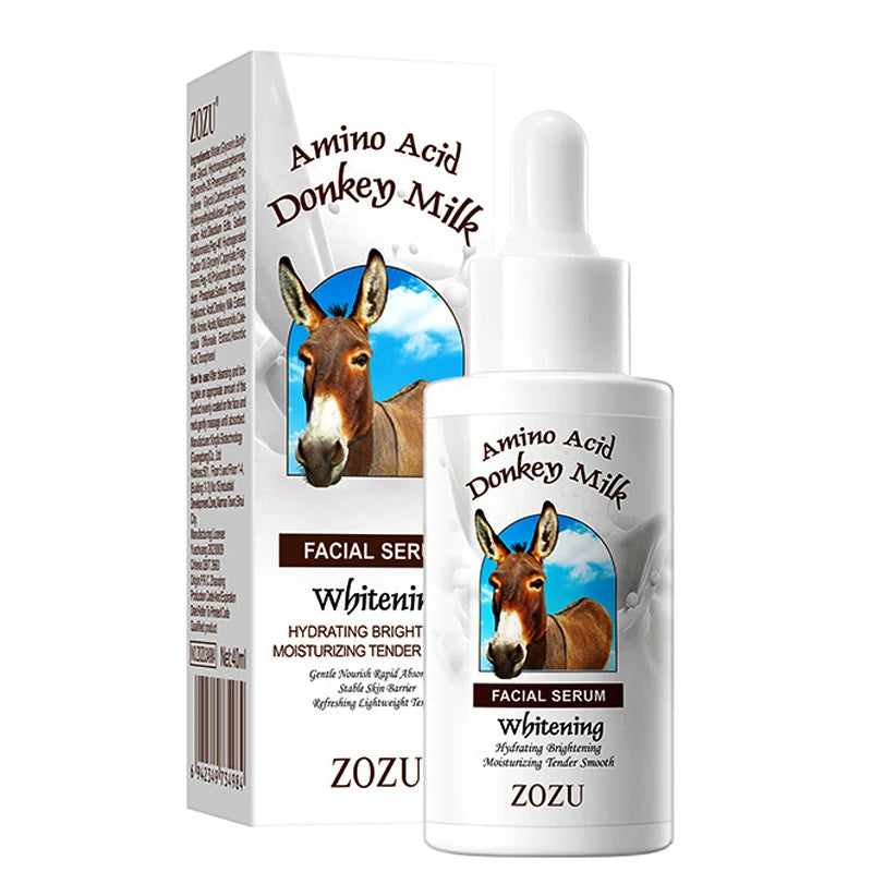 Donkey Milk Skin Care Set Strong Whitening Face Cream Dark Spots Brighten Facial Serum Anti-aging Firming Essence Skincare