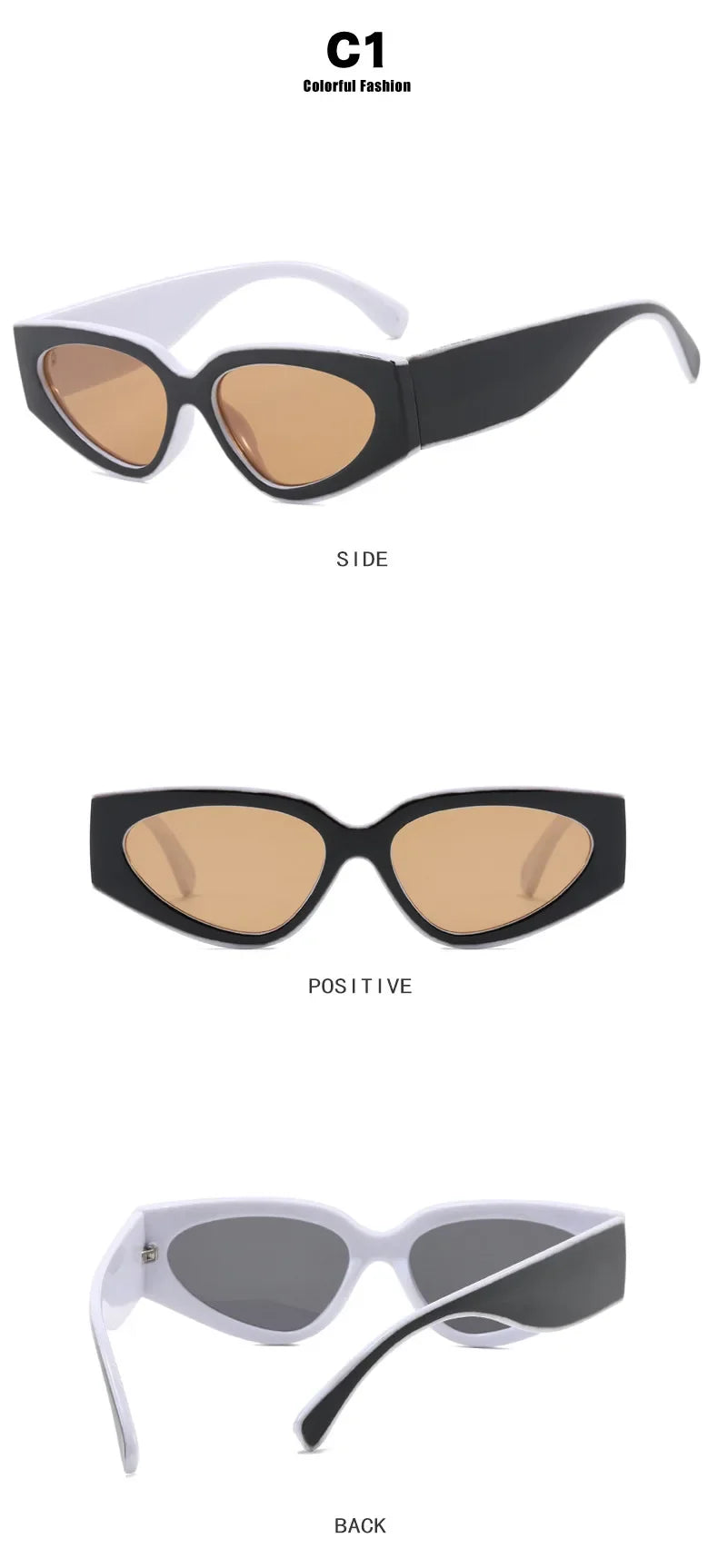 New Fashion Ladies Sunglasses Outdoor UV400 Sunscreen Eye Protection Glasses Neutral Fashion Driving Travel Essential Sunglasses