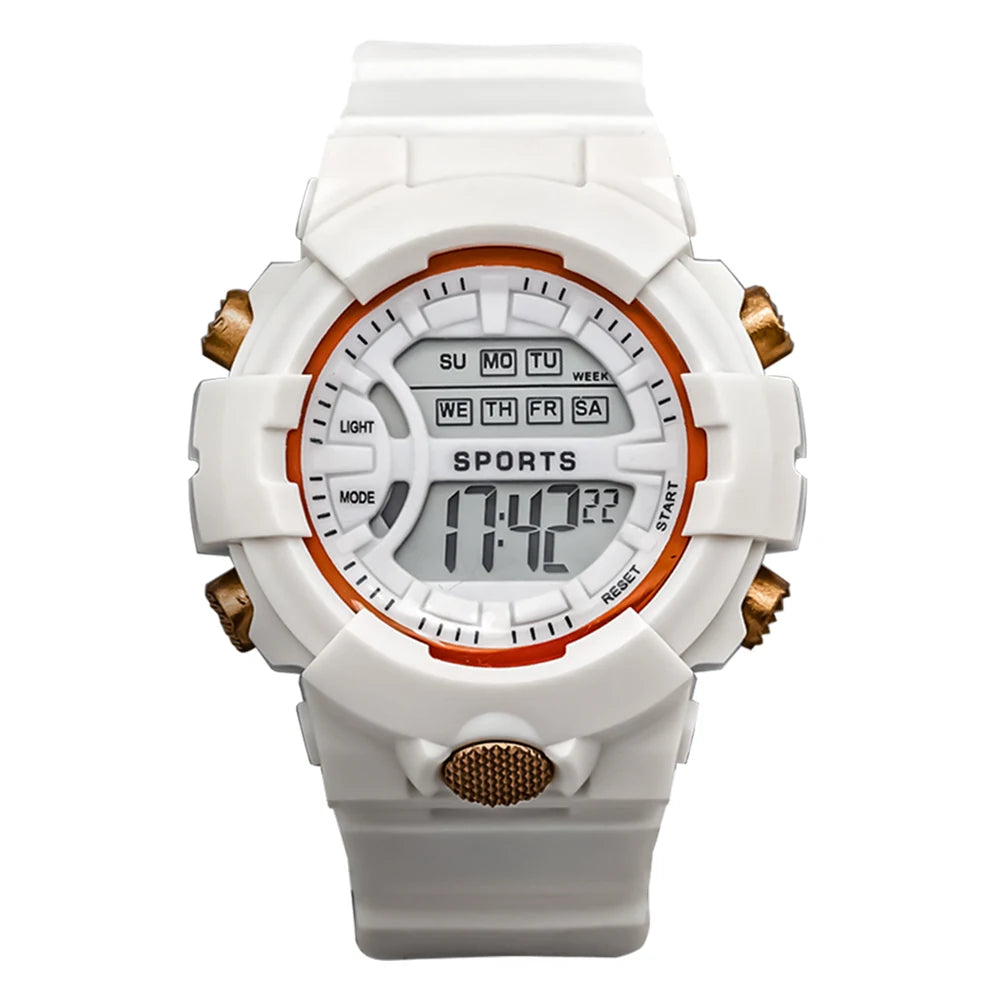 Hot Selling Simple and Fashionable Women Digital Electronic Watch Multifunctional Outdoor Fitness Watch Men and Women Watch