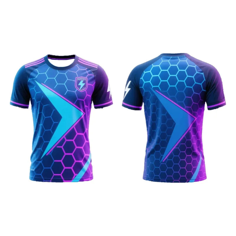 Outdoor sports T-shirts, running and fitness T-shirts, 3d printed summer sports and casual quick-drying men's T-shirts, children